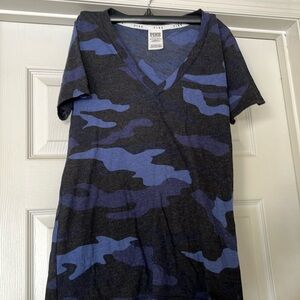 XS pink/ blue camo print